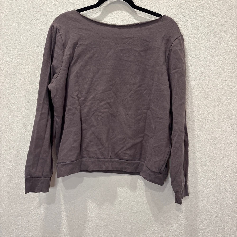 Rolling Stones Tongue Logo Graphic Sweatshirt Dark Grey Crewneck - Picture 5 of 6